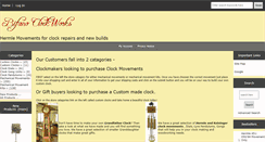 Desktop Screenshot of bifanoclockworks.com